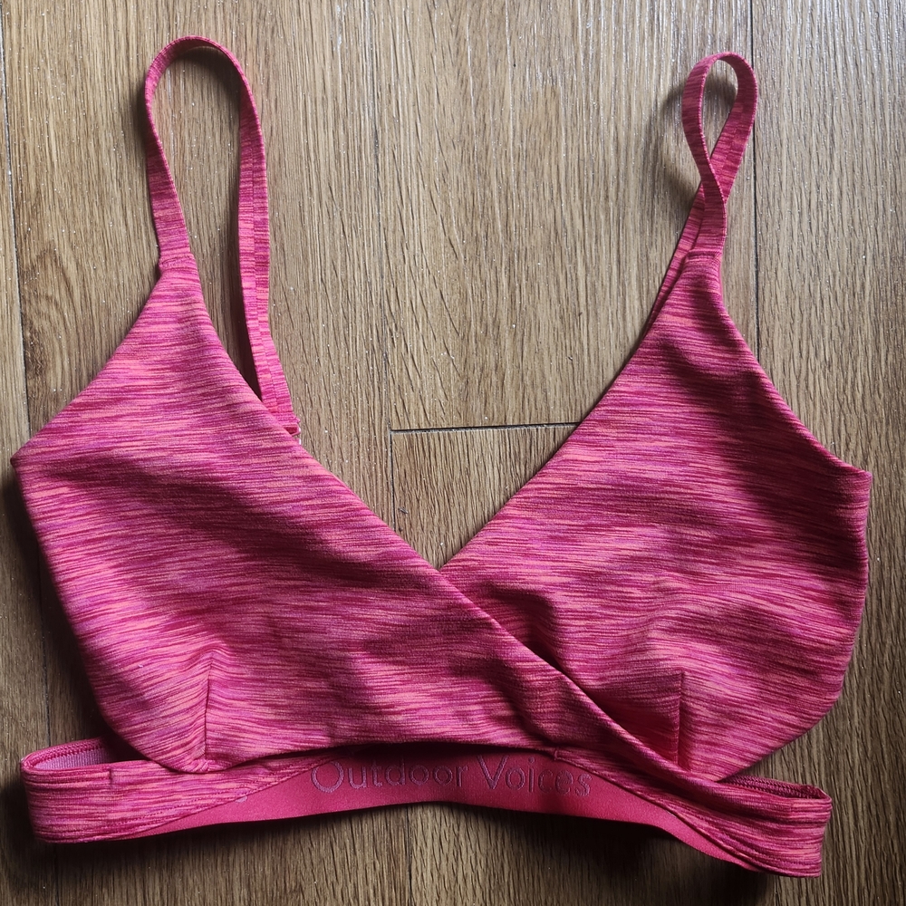Outdoor Voices Pink Bralette